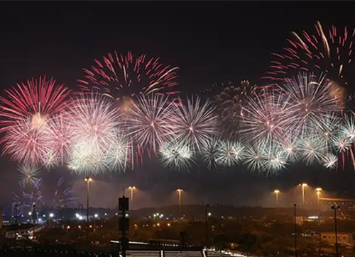 平泉市焰火晚会